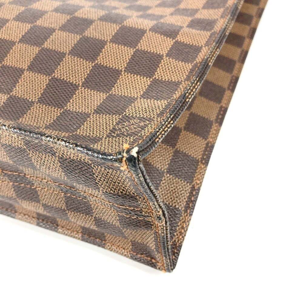 LOUIS VUITTON Authentic Brown Damier Canvas Tote Bag - Picture 6 of 13